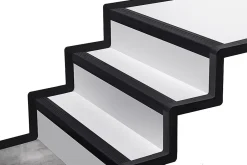 KIT de finition pour escaliers en PVC, beige, 1m-Quest Discount