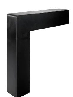 Quest KIT de finition pour escaliers en PVC, noir, 1m