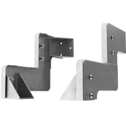 Kit de fixation de deux marches Stroomi acier-Fortia Hot