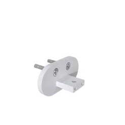 Saniland Kit de fixation murale pour garde-corps fixation pour passe-mains et 5 barreaux en Aluminium Gris mat