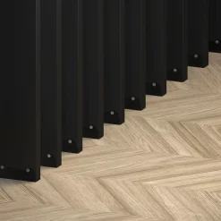 Kit de fixation pour claustra couleur noir-