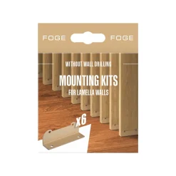 Kit de fixation pour claustra chêne de Saragosse-Foge