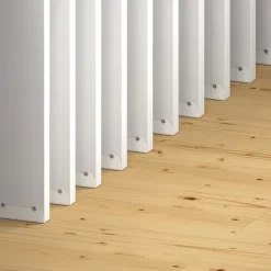 Kit de fixation pour claustra blanc-12vis / 6 équerres à visser