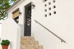 Kit de fixation pour main courante aluminium taupe-Alumin'home Sale