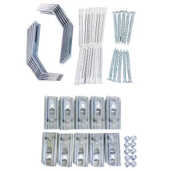 Acbat Kit de fixation pour pose en applique de fenêtre et porte fenêtre 140-160 mm