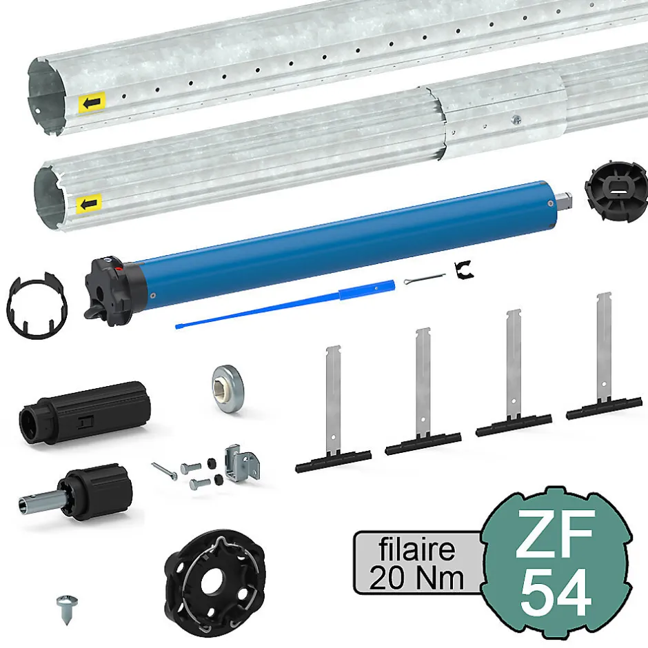 Kit de motorisation filaire pour volet roulant 40 kg - tube ZF 54 mm - 20 Nm-Slid’Up By Mantion Sale