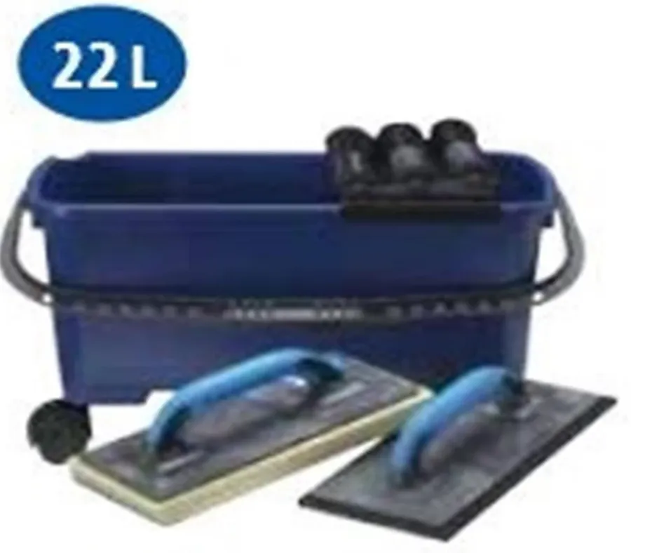 Kit de nettoyage sur roulettes - Kit de nettoyage sur roulettes - 22 L-Dural Discount