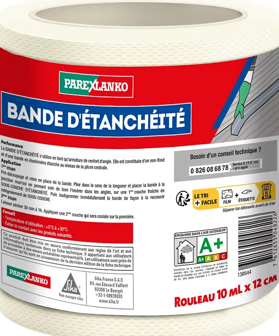 Parexlanko Kit d'étanchéité à l'eau sous carrelage murs et sol GP 7m2