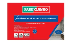 Parexlanko Kit d'étanchéité à l'eau sous carrelage murs et sol GP 7m2