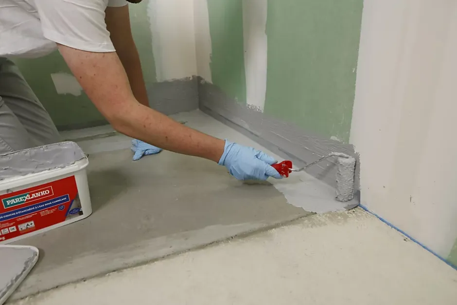 Parexlanko Kit d'étanchéité à l'eau sous carrelage murs et sol GP 7m2