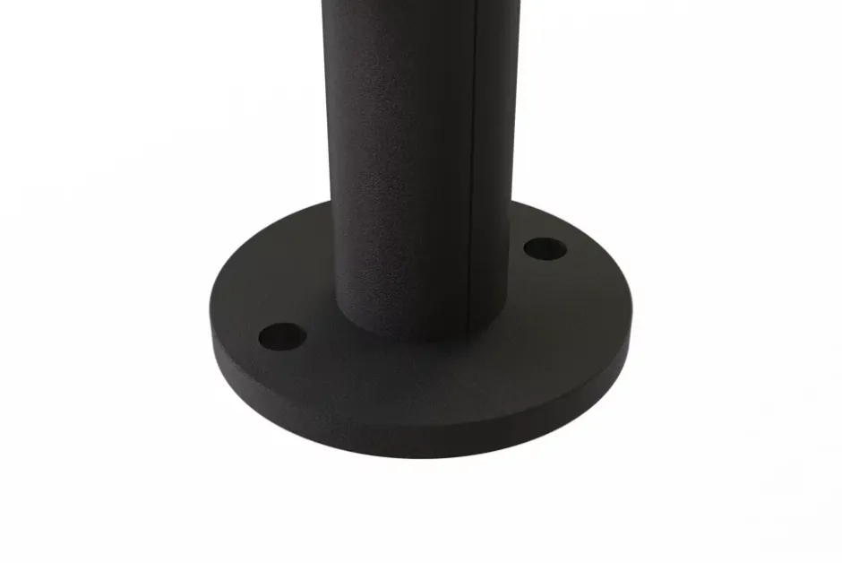 Kit garde corps à plat Oxalis noir 2m effet chêne-Alumin'home Hot