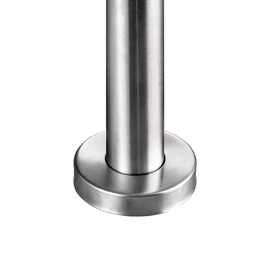 Saniland Kit garde corps en acier inoxydable a 3 traverses Longueur 150 cm Balustrade a fixation a plat pour terrasse ou escalier