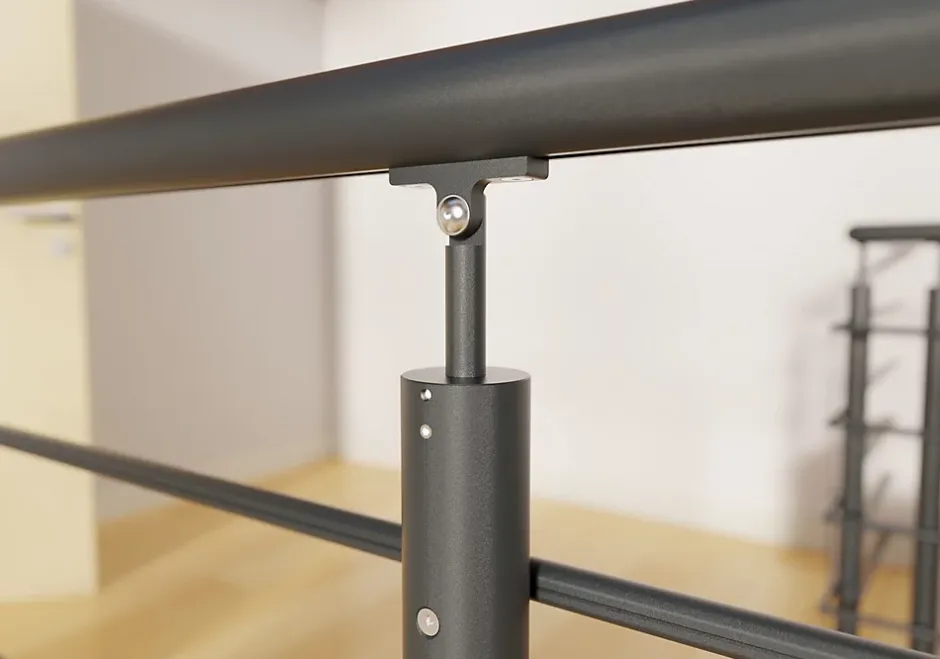 Kit garde corps latéral Oxalis gris 2m-Alumin'home Online