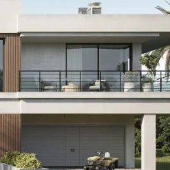 Kit garde-corps aluminium noir 2m pose à plat, Initio-Kordo Hot