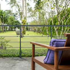 Kordo Kit garde-corps aluminium gris anthracite 2m pose à plat, Initio