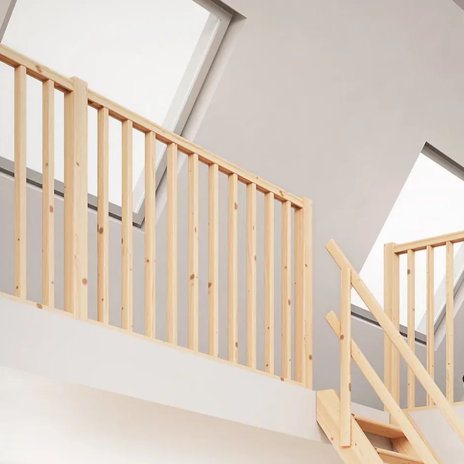 Sogem Kit garde-corps en sapin 1m50 Madeira