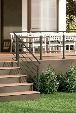 Kit garde-corps pour pose à plat Cala anthracite ral 7017-Sogem Sale