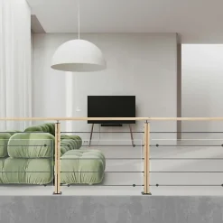 Kit garde-corps sapin 2m pose à plat, Graphit-Kordo Clearance