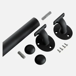 Kit main courante murale aluminium noir, Inoline-Kordo Clearance