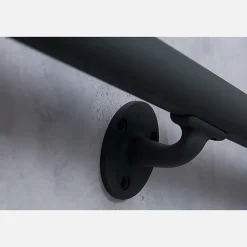 Kit main courante murale aluminium noir, Inoline-Kordo Clearance