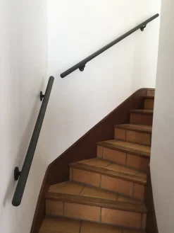 Kit main courante murale aluminium noir, Inoline-Kordo Clearance