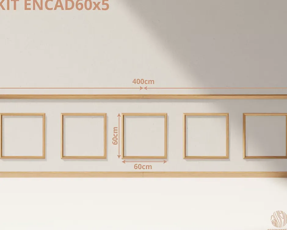 Kit moulures murales décorative 400cm - Cimaises - Plinthes - Style Haussmannien - Encadrement a peindre - 20 pièces-Decoparisienne Hot