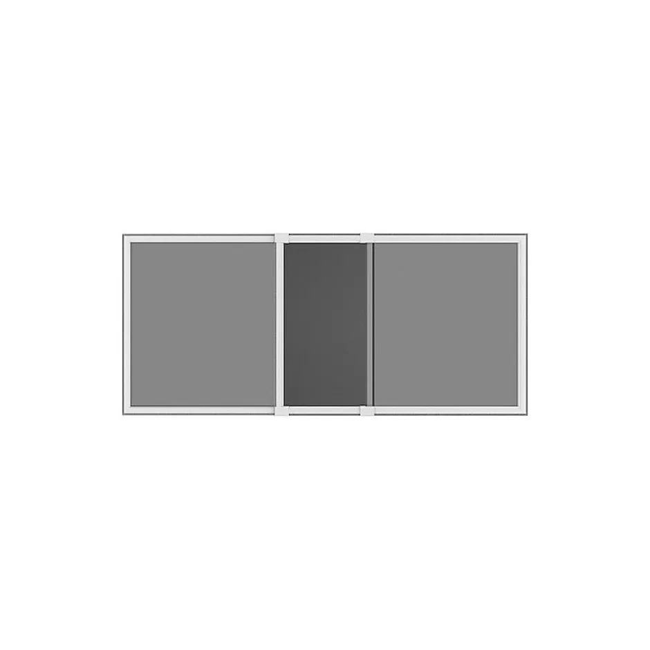 Kit moustiquaire extensible H 70 cm x L 100 cm alu blanc sans perçage-Volet-Moustiquaire Sale