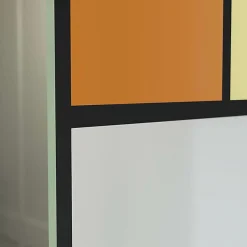 KIT Porte coulissante en verre + Rail à pince Noir Coffrage - MONDO OPAQUE - H. 204 x L. 93 cm - Fabrication Française NORMA-Aurys Outlet