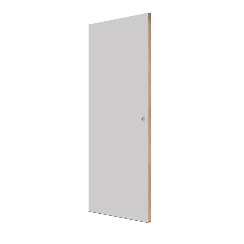 Kit porte coulissante MDF prêt à peindre 83 cm + Rail-Optimum Hot