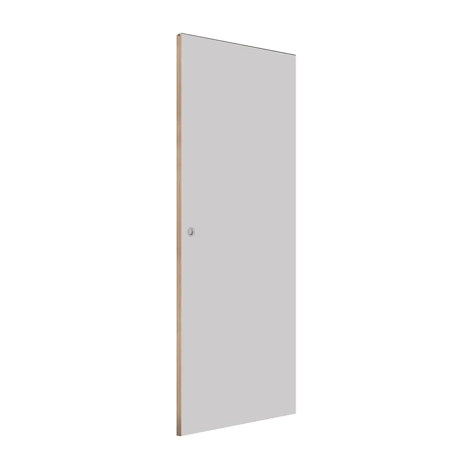 Kit porte coulissante MDF prêt à peindre 83 cm + Rail-Optimum Hot