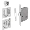 Slid’Up By Mantion Kit serrure à condamnation, poignée carrée, acier finition chromé