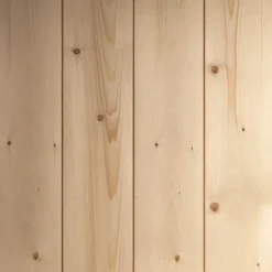 Lambris bois ISB sapin raboté coloris naturel l. 235cm x l. 13,5cm x ép. 1,2cm- Outlet