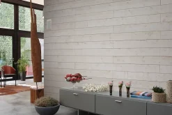 Lambris épicéa brut de sciage 205x10,5cm blanc (vendu à la botte)-Norsilk Hot