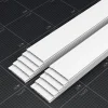 Lambris PVC 100 mm - Lot de 10 Lames - Blanc - 2.60 m, 2600 x 100 x 8 mm (2,60 m²)-Tecnoprofils