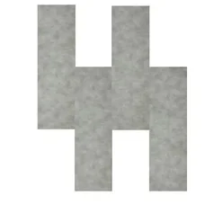 Dumaplast Lambris PVC Béton Gris clair (vendu à la botte)