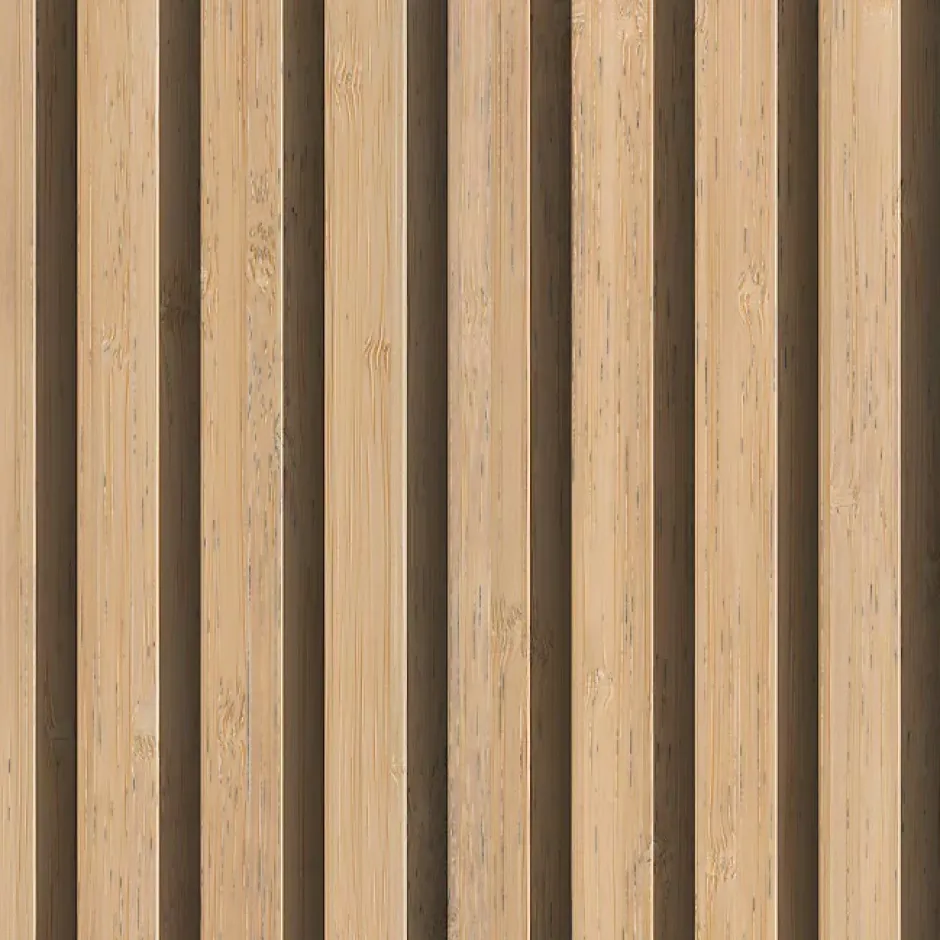 Grosfillex Lambris PVC effet tasseau décoratif lamelles imitation bois linio 37,5 x 260 cm