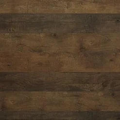 Lambris PVC Élement Megève brun (vendu à la botte), aspect mat.-Grosfillex Hot