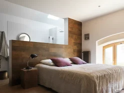 Lambris PVC Élement Megève brun (vendu à la botte), aspect mat.-Grosfillex Hot