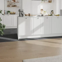 GoodHome Lame minérale composite clipsable Italo 129 x 20 cm imitation bois naturel (vendue au carton)