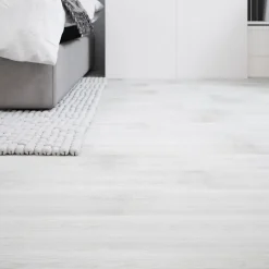 GoodHome Lame PVC adhésive PopRock Bois blanc 15 x 91 cm (vendue au carton)