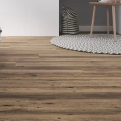 Lame PVC clipsable Baila décor chêne foncé l. 122 x l. 15 cm-GoodHome Clearance