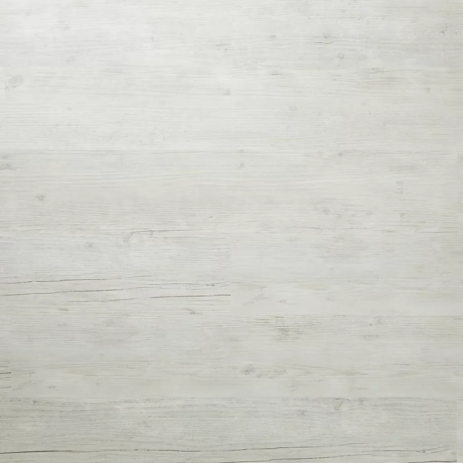 GoodHome Lame PVC clipsable Baila chêne vieilli gris clair L. 122 x l. 15 cm