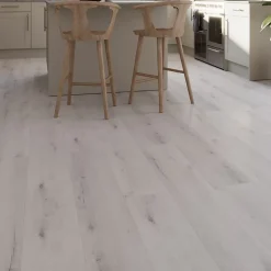 Lame PVC clipsable Capella effet bois blanc 22,5 x 122 cm-GoodHome New