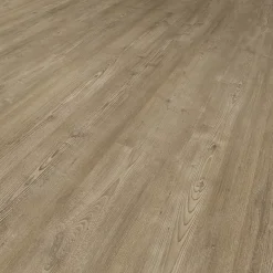 GoodHome Lame PVC clipsable Capella décor bois brun rustique 22,5 x 122 cm