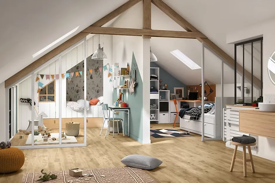 Lame PVC clipsable effet bois naturel vieilli L.121,3 x 17,6 cm x ép.6,5 mm, Starfloor Ultimate-Tarkett