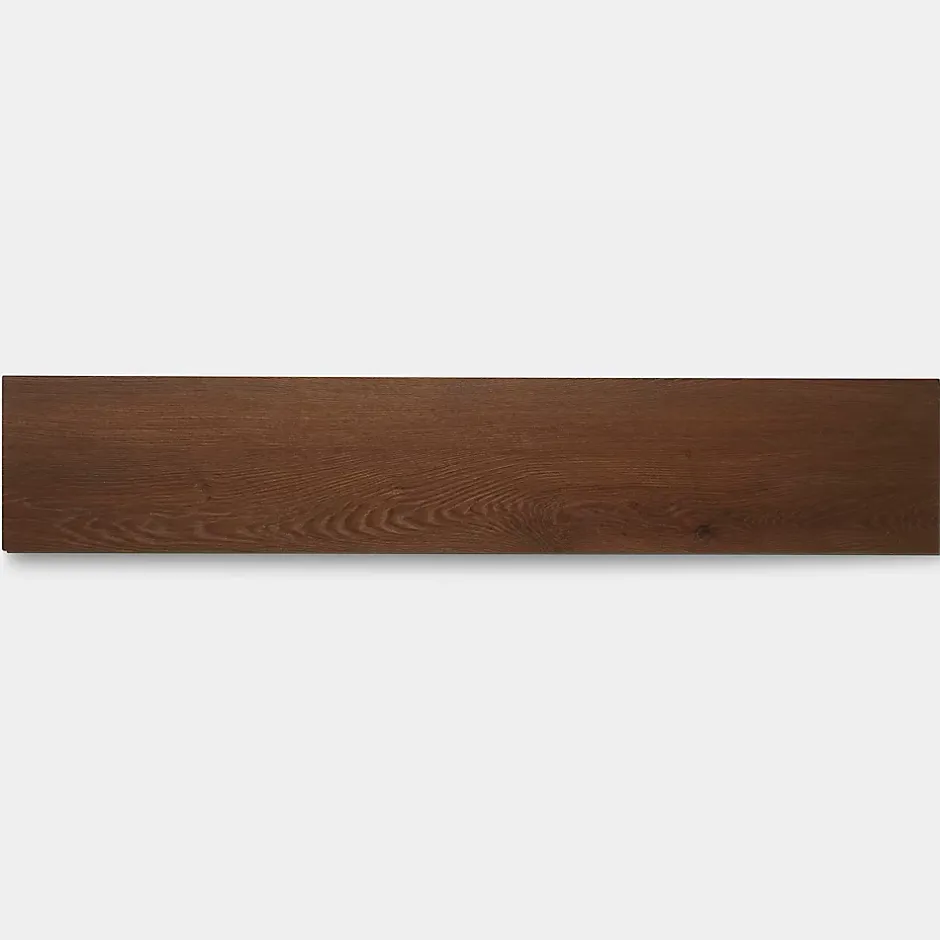 GoodHome Lame PVC clipsable Gospel bois brun 22,8 x 122 cm (vendue au carton)