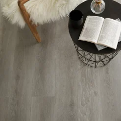 Lame PVC clipsable Jazy bois gris 18 x 122 cm (vendue au carton)-GoodHome