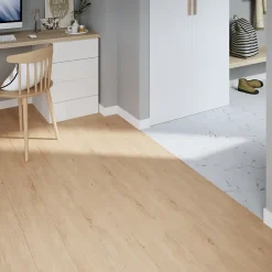 Lame PVC clipsable Mambo 124x19 cm décor bois naturel (vendue au carton)-GoodHome Outlet