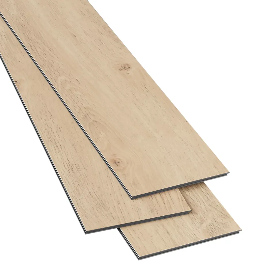 Lame PVC clipsable Mambo 124x19 cm décor bois naturel (vendue au carton)-GoodHome Outlet