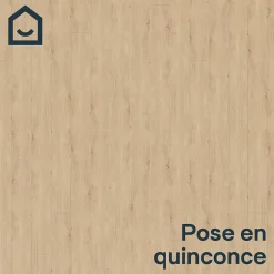 Lame PVC clipsable Mambo 124x19 cm décor bois naturel (vendue au carton)-GoodHome Outlet